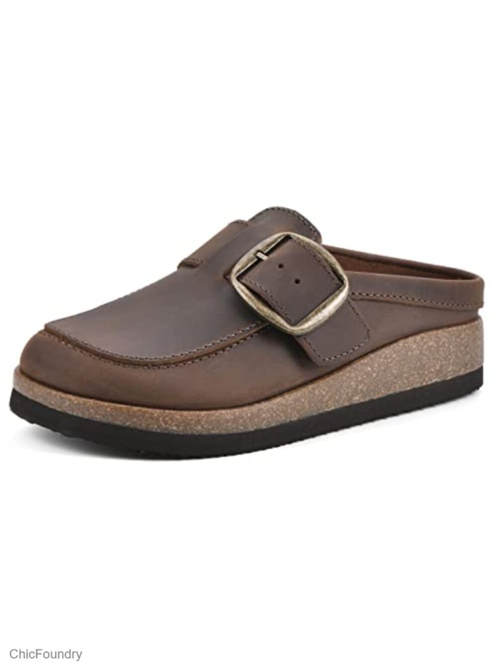 Women's Bueno Mule Slip-On Cork Footbed Round Toe Casual Walking Shoe